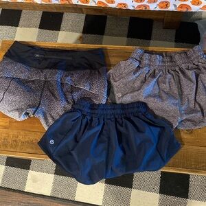 Lot of 3 Lululemon Shorts